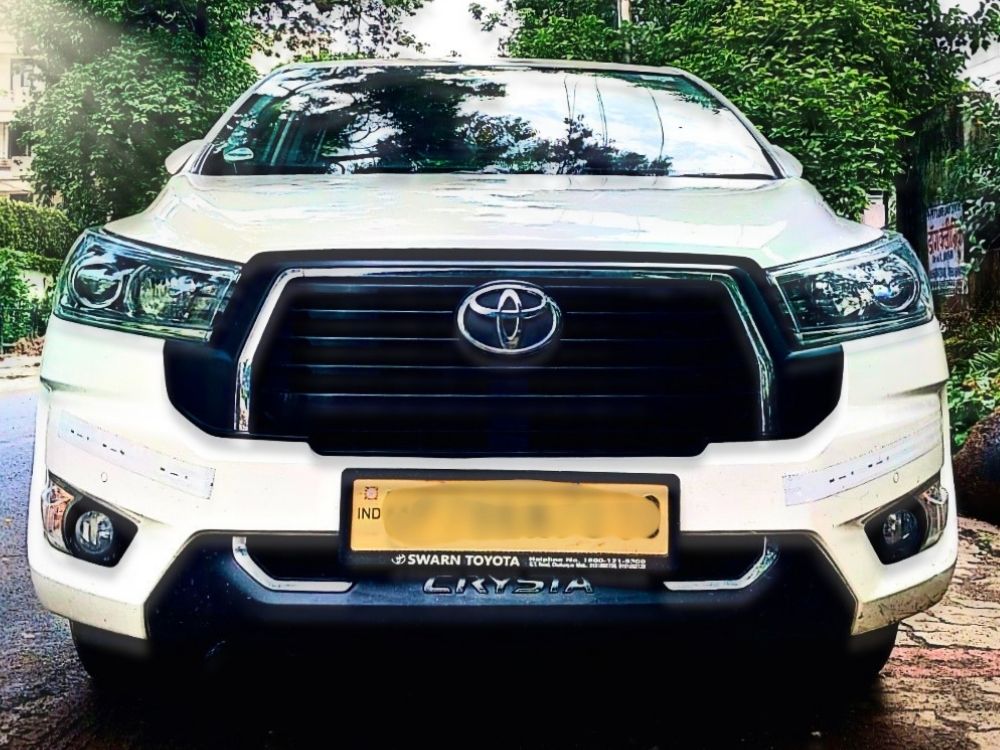 Sample fleet card for the Toyota Innova Crysta